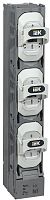 Предохранитель-выключатель-разъединитель ПВР-1 вертикальный 630А 185мм с пофазным отключением | код SPR20-3-1-630-185-100 | IEK